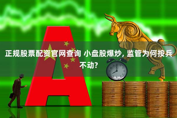 正规股票配资官网查询 小盘股爆炒, 监管为何按兵不动?